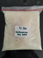 4 Pounds of American Soy Organics Millenium Soy Wax Beads
