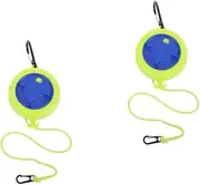 Cabilock 2pcs Portable Outdoor Clothesline Clips Heavy-Duty Travel Laundry Line for Camping Hiking and Balcony Use Upgraded Pegless Design for Easy Drying of Clothes Towels and More