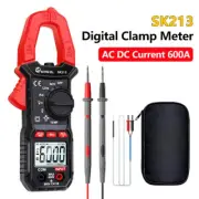 Clamp Meter 600A AC DC Current Ammeter Pliers Auto 6000 Count Multimeter Voltage