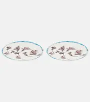 [Serax] Serax x Marni Camelia Aubergine set of 2 serving plates