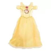 NWT Disney Store Belle Deluxe Nightgown Costume Girl Beauty and the Beast