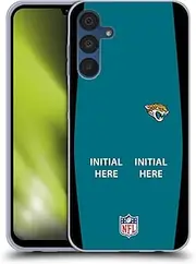Head Case Designs Officially Licensed Custom Customised Personalised NFL Football Initial Jacksonville Jaguars Gel Case [Military Grade Protection] Compatible with Samsung Galaxy A15