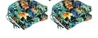 Blazing Needles Spun Polyester U-Shaped Outdoor Dining Chair Cushions (Set of 4)
