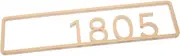 HOMSFOU House Numbers Sign Acrylic Letters for Address Modern Wall Number Plaques for Home