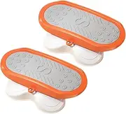 COHEALI 2Pcs girl twisting disc training machine twists board turntable double pedal twisting disc indoor twist disc rotating board Split type wriggled plate to rotate Stepper