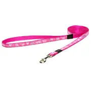 Rogz Fancy Lead Pink Paws