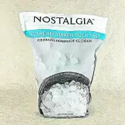 Nostalgia Rock Salt Bag 8 pounds Ice Cream Maker Traditional Ice cream New
