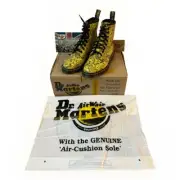 New DOC DR. MARTENS YELLOW LONDON ICONS BOOTS SIZE 5 USA UK 4 RARE VINTAGE 1996