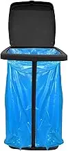 Portable Trash Bag Holder, Outdoor Bag Stand, Retractable Frame with Lid, 11.42 x 13.39 x 1.97 inches Heavy-Duty Waste Bin Support, (Foldable) for Garden, Camping, RV, Picnic, And Home Use