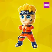 GEEKANT Figure Building Toy Set - Naruto Shippuden, 1570 Pcs, 9 Inches Tall