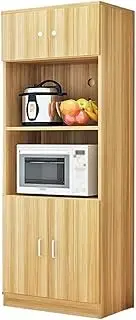 Storage Cabinet, Buffet Sideboard Server Kitchen Cabinet Cupboard Storage Sideboard Storage Sideboard Microwave Oven Rack Multifunctional Tea Cabinet Accent Sideboard (Color : D, Size : 60CM)