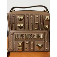 在飛比找蝦皮購物優惠-Love Moschino 焦糖咖色皮夾