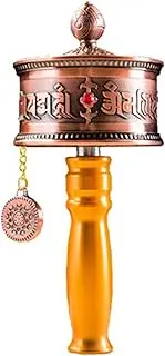 Hand Cranking Buddhist Prayer Wheel Hand Held Prayer Wheel Buddhist Prayer Wheel Tibetan Buddhist, Working Prayer Wheel, Hand-held Device