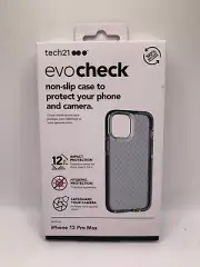 iPhone 12 Pro Max Tech21 Evo Check Non-Slip Impact Case