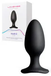 Lovense Hush 2 App Controlled 5.9" Large Vibrating Butt Plug