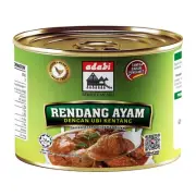 ADABI Chicken Rendang with Potatoes 160g – Ready-to-Eat (RTE) No Cooking Needed