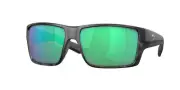 Costa Del Mar Reefton Pro Polarized Sunglasses Tiger Shark Green Mirror New