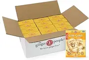 GIN GINS Double Strength Ginger Hard Candy 84g – Natural Ginger Candy by The Ginger People – Individually Wrapped Healthy Candy – Double Strength Flavor – Box of 12