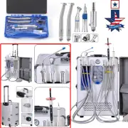 Unidad De Entrega Dental Móvil +Luz Curado+Escalador Ultrasónico+Kit Piezas Mano