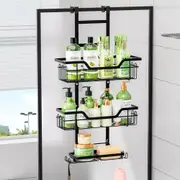 3 Tiers Bathroom Shower Caddy Hanging Shelf Bath Storage Holder Rack Organizer