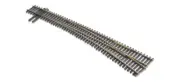 Peco Sl-E8376 Ho Scale Code 83 Electrofrog: Right Long Curve Turnout