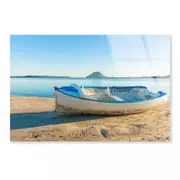 Vintage Wooden Clinker Print 100% Australian Made 150 x 100cm (Acrylic)