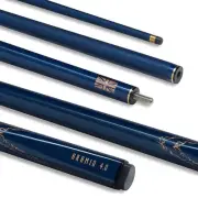 PowerGlide Aramid Graphite Pool Snooker Billiard Cue Blue Rose Man Cave Gift
