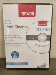 Maxell CD-340 Laser Lens Cleaner. Safe & Effective CD Player & Gaming Systems