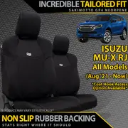 Isuzu MU-X RJ Neoprene 2x Front Seat Covers (In Stock)