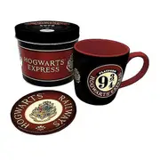 Harry Potter Platform Nine and Three Quarters Hogwarts Crest Gift Set Black/Red One Size
