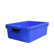Stashaway Bin and Lid 10L Blue | 342BELP050B