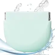 False Teeth Container, Denture Retainer Case Food Grade Silicone Cleaning Case, Vent Holes Slim Partial Denture Case, Portable Artificial Teeth Dentures Retainers Pluvo