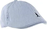 [Holibanna] Striated Rabbit Beret Hat for Adorable Beret for Daily Wear Festivals Comfortable Elastic Beret Hat for Boys Blue