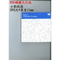 在飛比找蝦皮購物優惠-網建行 ☆ 礦纖天花板 (USG) (小豹紋)【2X2呎X厚