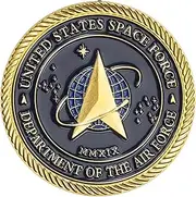 Gold Plated United States Space Force Challenge Coin