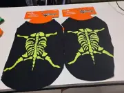 Glow In The Dark Skeleton Dog T-Shirt X 2