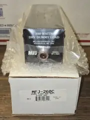 MFJ 260C DRY RF DUMMY LOAD 300 WATTS 0-650 MHZ AIR COOLED HF VHF UHF HAM RADIO