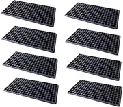 BESPORTBLE Starter Trays Set of 8 200 Cell Planting Trays Vegetable Germination Boxes for Seedlings