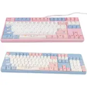 Cinnamoroll Cute PBT USB 87/104 keys Wired Mechanical Keyboard Gaming Hot Swap