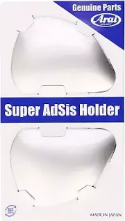 Arai Helmet Shield Visor Side Pod Cover Holder SET Bright silver 023502