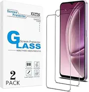 [KATIN] 2 Pack Screen Protector for OPPO A78 5G Tempered Glass Film, 9H Hardness, Anti Scratch, Bubble Free, Case Friendly