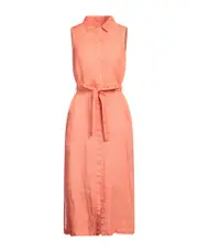 [120 LINO] 120% LINO Midi dresses - Item 15436082