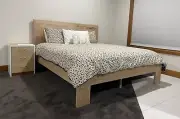 Quality blackbutt hardwood bed frames and coffee tables