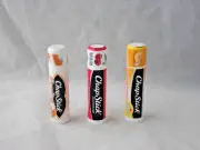 (3 Pack) ChapStick Lip Balm New Sealed Strawberry Pumpkin Pie Peaches/Cream C33
