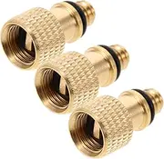 JECOMPRIS 3pcs to Valve Adapter for Bicycles Lightweight Portable Copper Inflation Accessories for Quick Tire Inflation and Wide Compatibility with Air Pumps