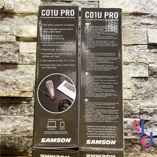 Samson C01U Pro USB 電容 麥克風 電競 實況 直播 錄音 線上會議 (10折)
