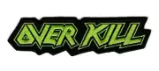 Overkill Sew-on Patch | Dave Linsk Green American Thrash Metal Music Band Logo