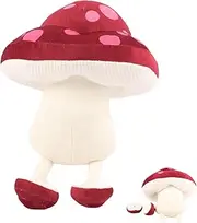2024 Delicious in Dungeon Plush, 9.8" Walking Mushroom Plushies Toy for Fans Gift, Soft Stuffed Animal Pillow for Home Kids' Bedroom Decor, Birthday Christmas Halloween Choice for Boys Girls