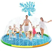 EPN Splash Pad, 13FT Size Extra Large Sprinkler Play Mat for Dogs & Kids, Thi...