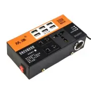 High Speed Car Inverter 1500W Peak 6 USB Ports DC 12V24V to 110V220V Conversion